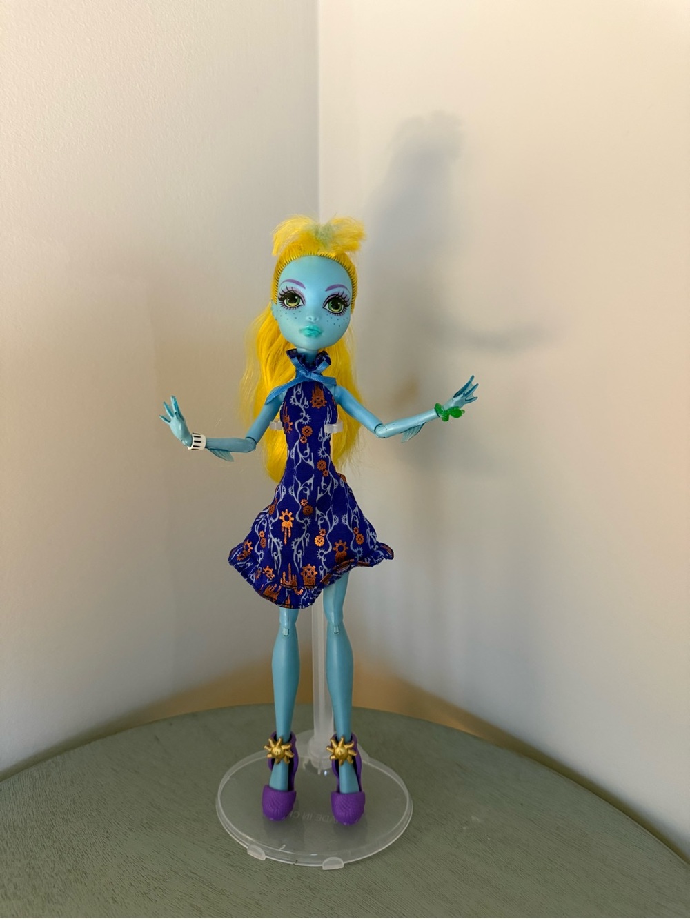 Monster High G1 13 Wishes Freshwater Lagoona Blue Doll 🧜♀️